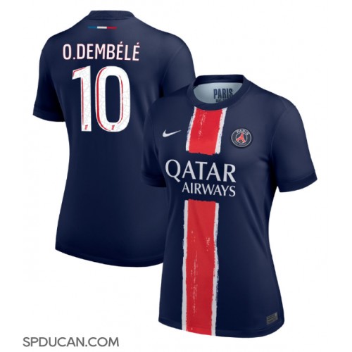 Zenski Nogometni Dres Paris Saint-Germain Ousmane Dembele #10 Domaci 2024-25 Kratak Rukav